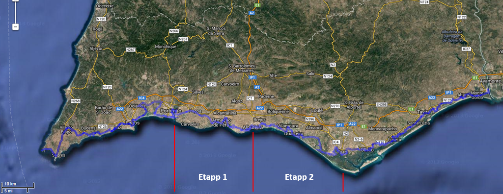 mapa ACL PTM FARO 2ST SE