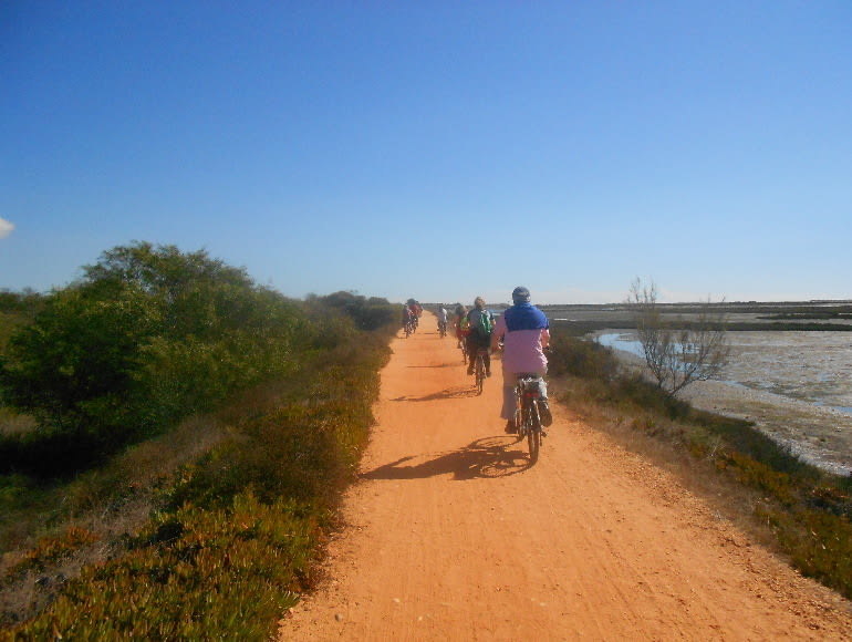Radfahren Ria Formosa Naturpark