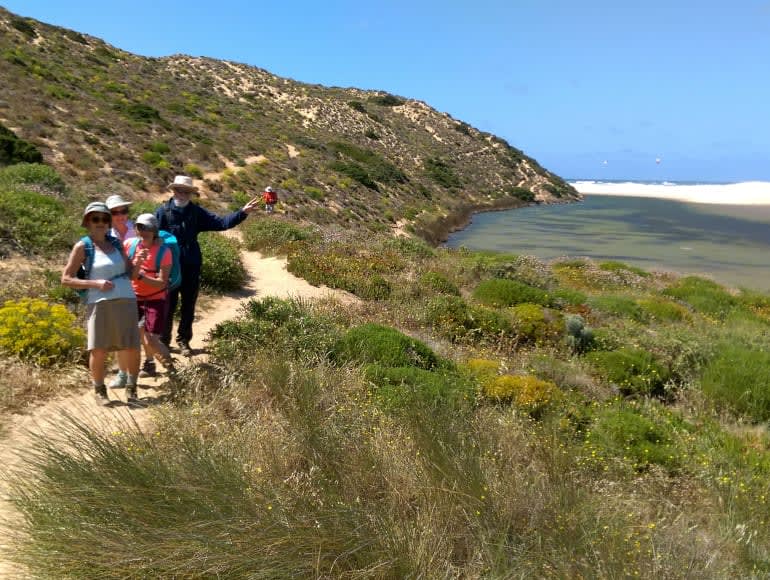 Wandern auf Wanderwegen