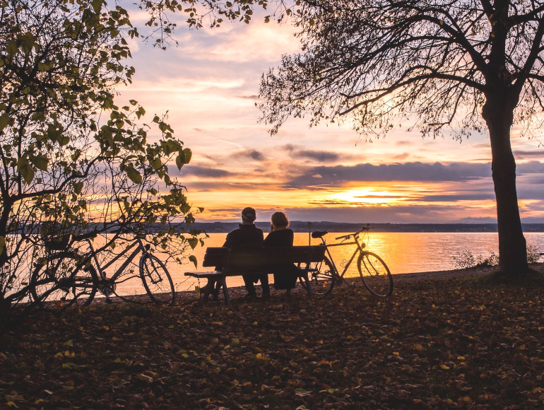 Cykeltur i solnedgången vid Bodensjön | MegaSport Travel