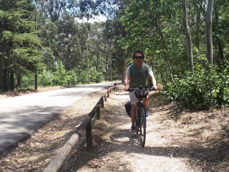 cycle paths in Monsato Forest Park