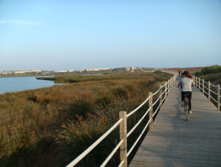 Pedaleando por la Laguna de los Salgados