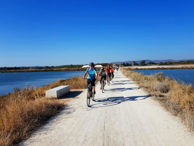 Tour Guiado en Bicicleta Parque Natural Ria Formosa, Salinas