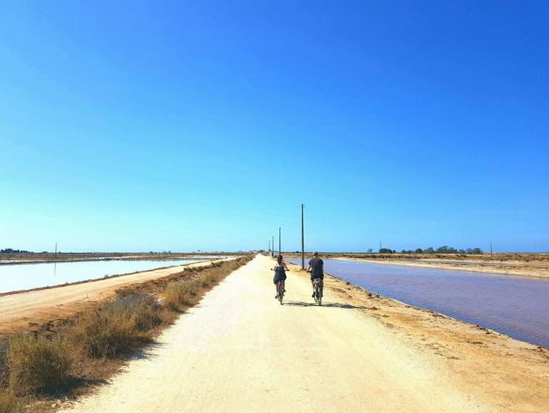Randonnée à vélo dans le parc naturel de Ria Formosa