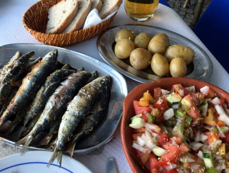 Portugese gastronomie, sardientjes