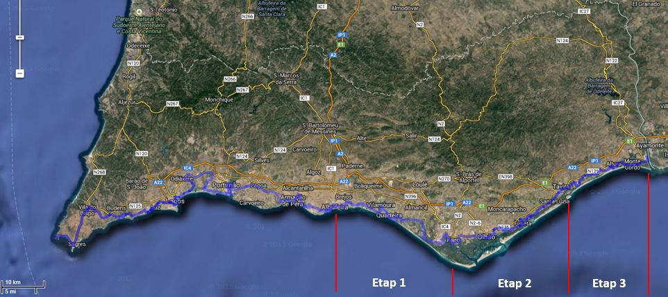 mapa 3 etapy albufeira vrsa