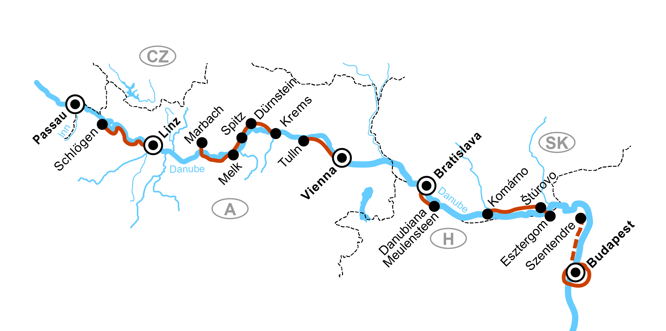mapa primadonna 2026©Donau Touristik